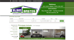 Desktop Screenshot of elsiobastosimoveis.com.br