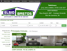 Tablet Screenshot of elsiobastosimoveis.com.br